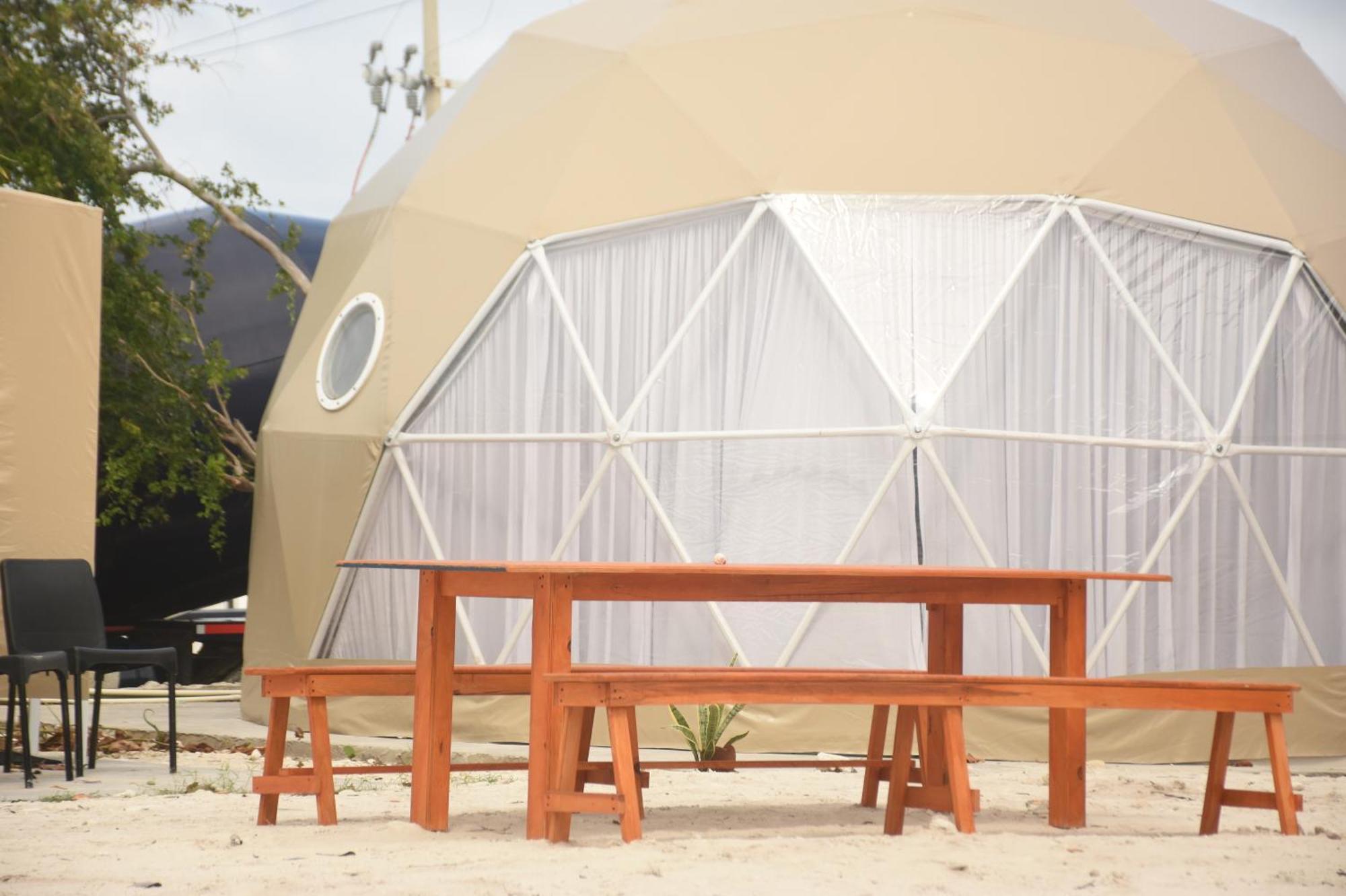 Готель Hidden Island Glamping Ісла-Мухерес Екстер'єр фото